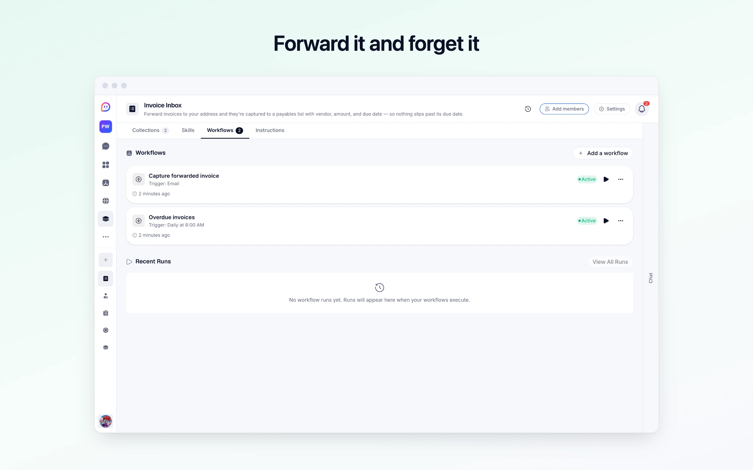 Forward it and forget it
