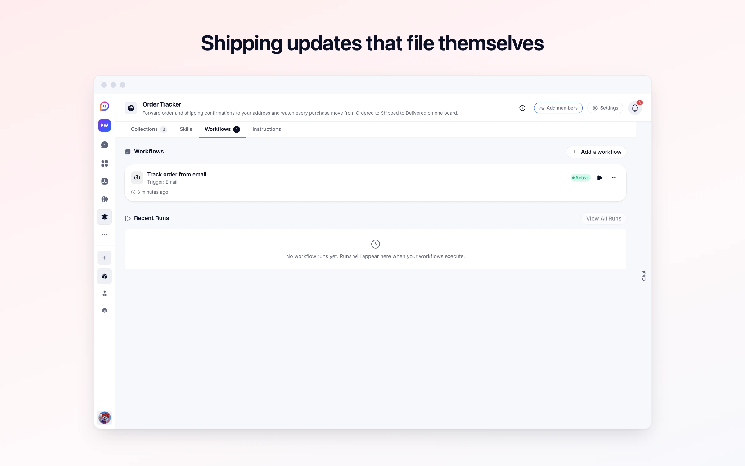 Shipping updates that file themselves